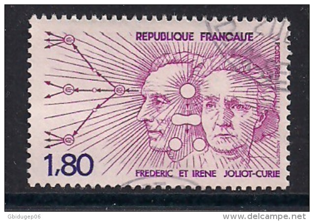 YT N° 2218  - Oblitéré - F. Et I. JOLIOT-CURIE - Gebraucht