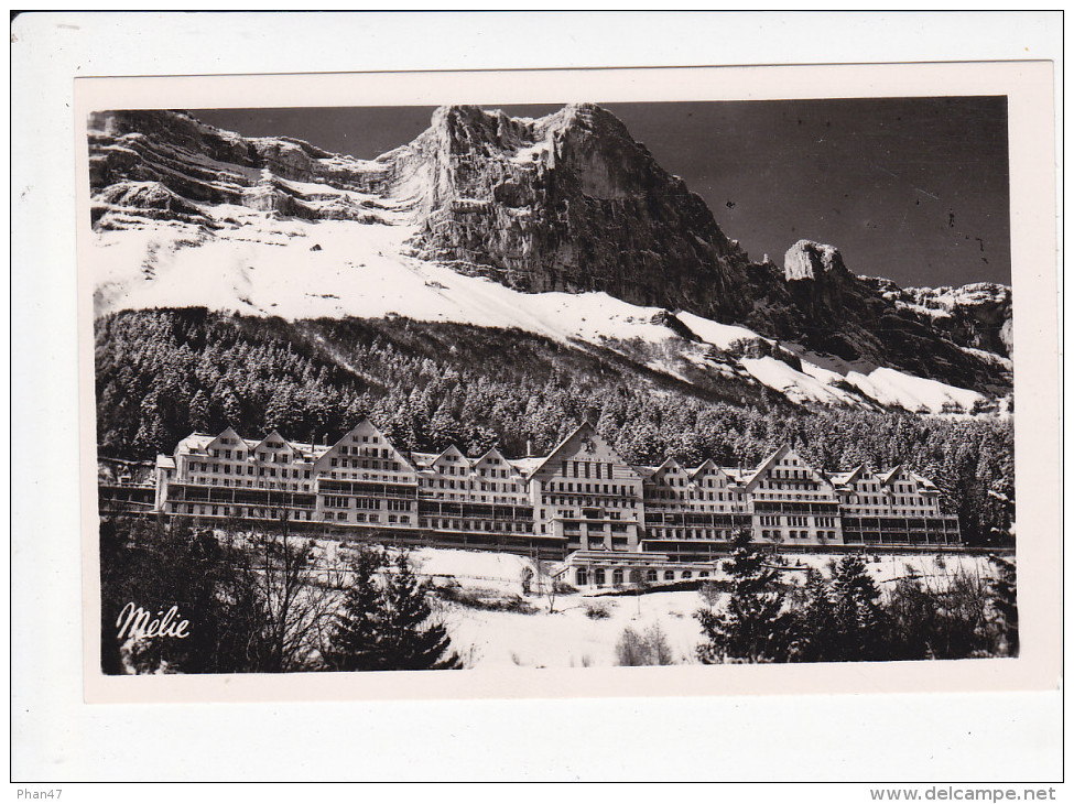 SAINT HILAIRE DU TOUVET (38-Isère), Sanatorium Départemental Du Rhône, Vue Générale En Hiver, Alt.1150m Ed. Mélie 1965 - Saint-Hilaire-du-Touvet