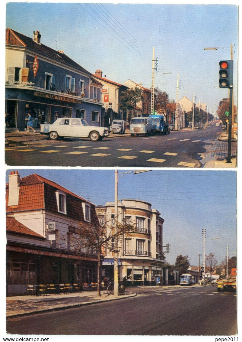 CPA 78 HOUILLES Boulevard Henri Barbusse  Tabac Des Blanches Maisons Voitures Années 1960 - Houilles