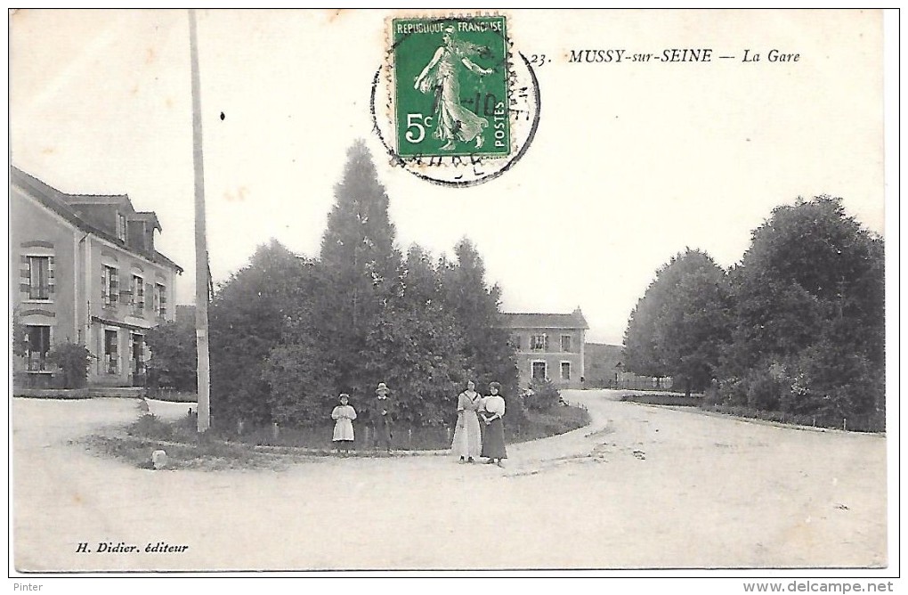 MUSSY SUR SEINE - La Gare - Mussy-sur-Seine