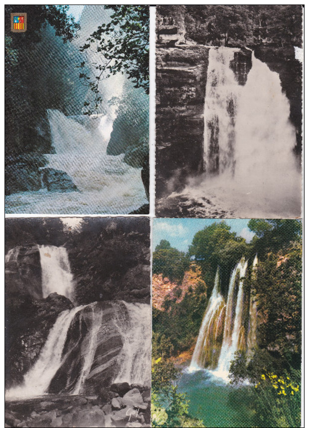 LOT De 60 CPSM, CPM Françaises Sur Des Cascades D' Eaux Toutes Localisées //  TBE - 5 - 99 Cartes