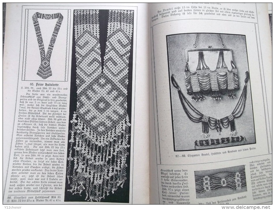 LIVRE COUTURE BEYERS HANDARBEITSBUCHER DES DEUTSCHEN MODEN ZEITUNG . BRODERIE - Sewing