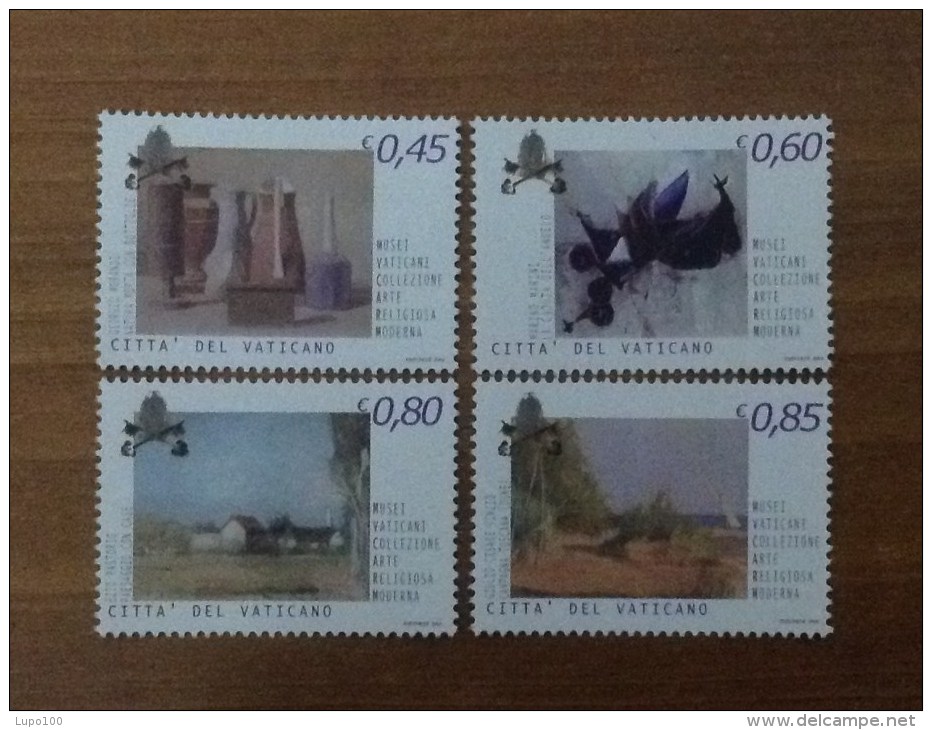 2004 VATICANO FRANCOBOLLI NUOVI STAMPS NEW MNH** Musei Vaticani E Arte - Neufs