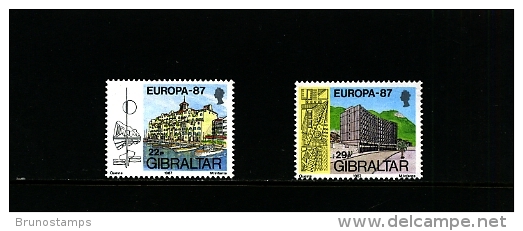 GIBRALTAR - 1987  EUROPA  SET  MINT NH - Gibilterra