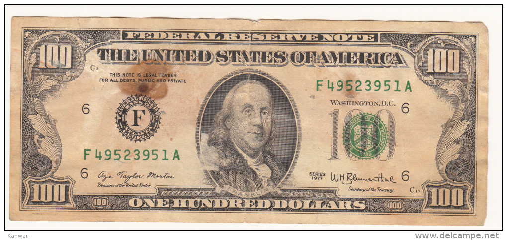 USA 100$ FORGE FAKE PAPER MONEY. - Unclassified