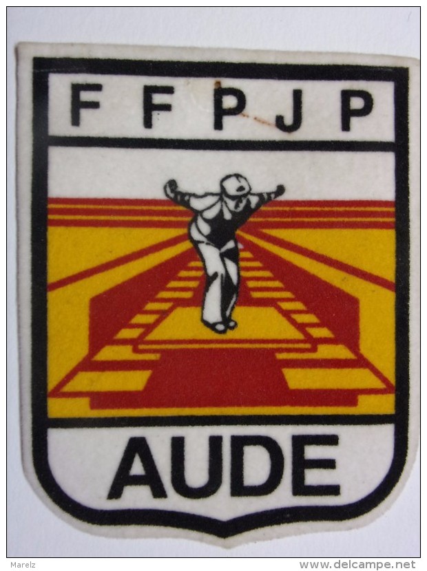 Ecusson Tissu - AUDE - FFPJP - PETANQUE - Département 11 - Pétanque