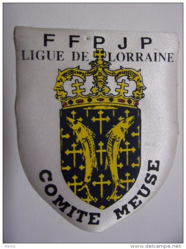 Ecusson Tissu - Ligue De LORRAINE - Comité MEUSE - FFPJP - PETANQUE - Blason - Armoiries - Bowls - Pétanque