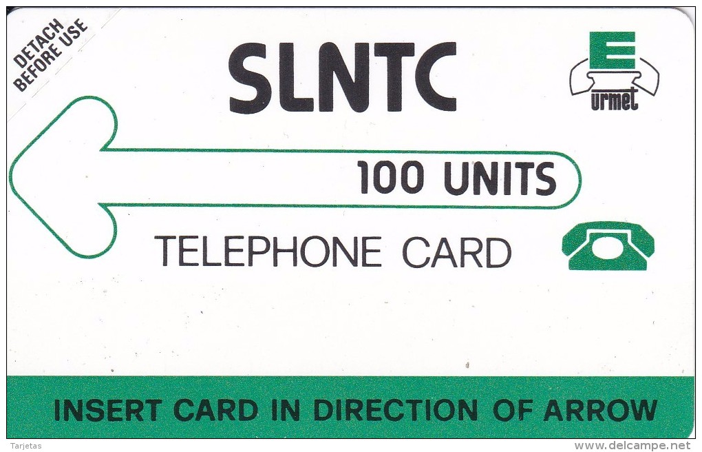 TARJETA DE SIERRA LEONA DE 100 UNITS URMET (SLNTC) NUEVA-MINT - Sierra Leone