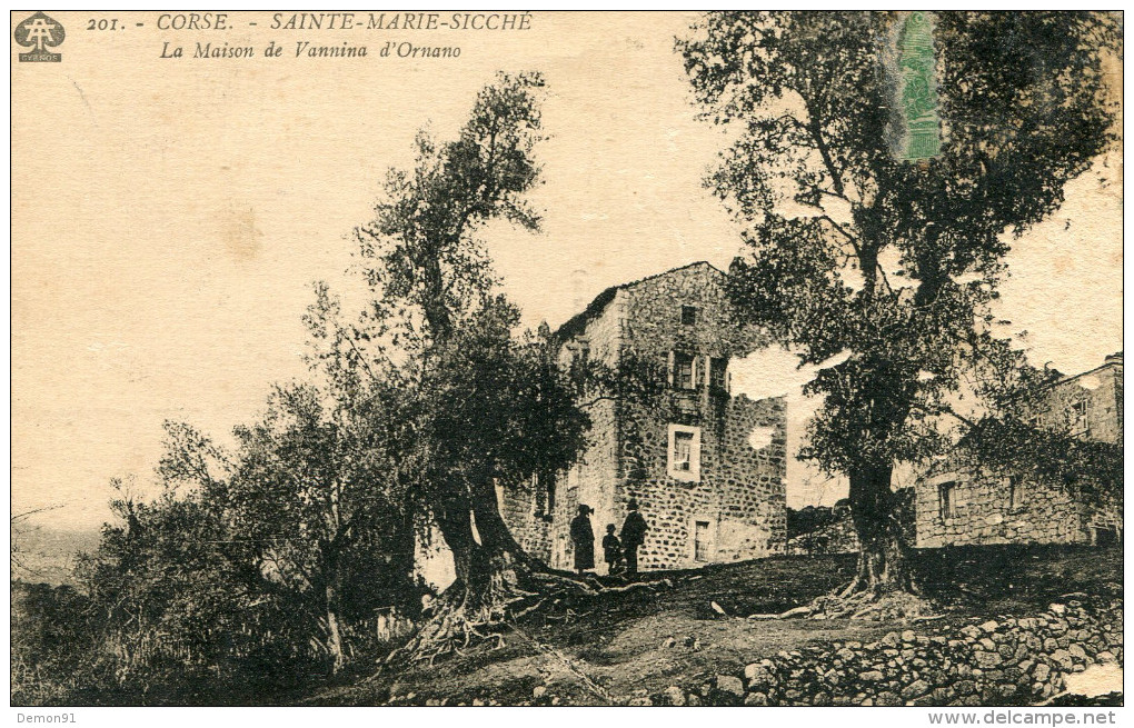 CPA N°201 - STE-MARIE-SICCHE LA MAISON DE VANNINA D'ORNANO  - État Rapures Et Une Marque Visible Au Scan - Sonstige & Ohne Zuordnung