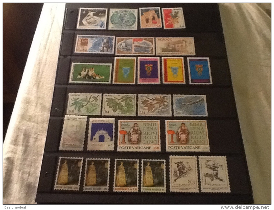 Vatican, Venezuela, Zambia, Monaco, Albania, Switzerland, Malta - Collections (without Album)