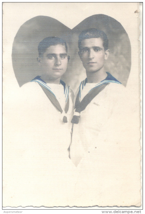 PAREJA GAY DE MARINEROS ARGENTINOS CPA CIRCA 1910 L'ARGENTINE RARISIME TRES BON ETAT UNCIRCULATED - Koppels