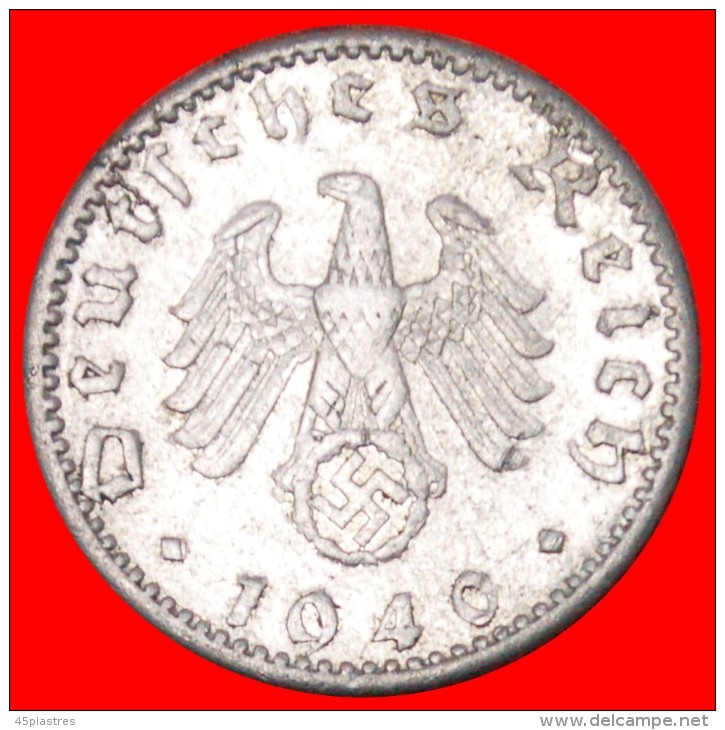 § SWASTIKA: GERMANY &#9733; 50 PFENNIG 1940A! LOW START! NO RESERVE! - 50 Reichspfennig