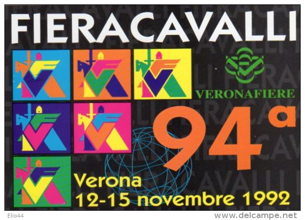 94° FIERA CAVALLI  -  Verona 1992 - - Chevaux