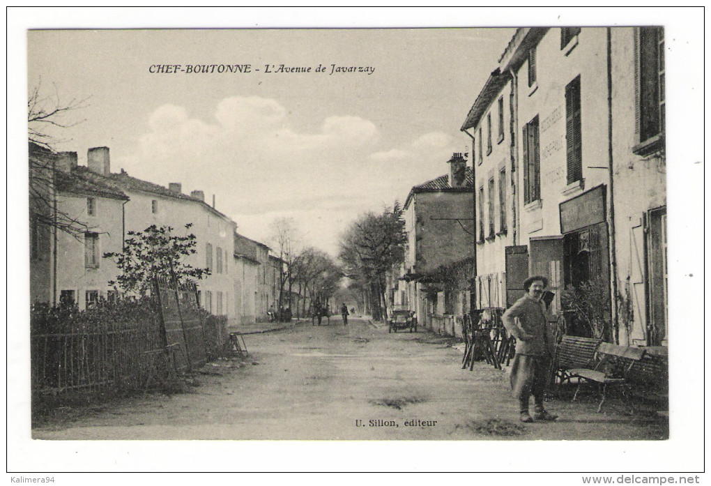 DEUX-SÈVRES  /  CHEF-BOUTONNE  /  L' AVENUE  DE  JAVARZAY  /  Edit.  U.  SILLON - Chef Boutonne