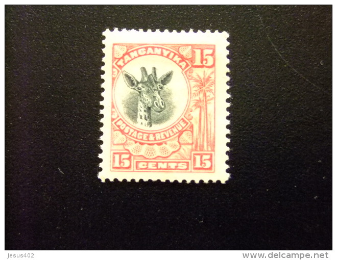 TANGANYIKA 1922 GIRAFFE GIRAFE Yvert 3 (*) SG  76 (*) - Tanganyika (...-1932)