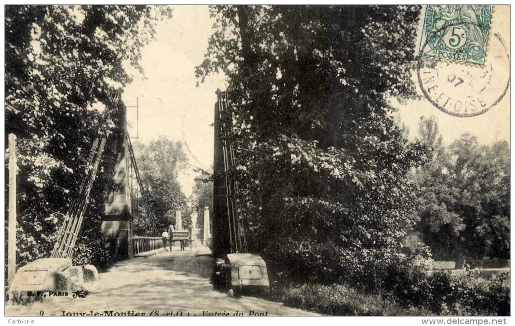 95 JOUY Le MOUTIER Entrée Du Pont - Jouy Le Moutier