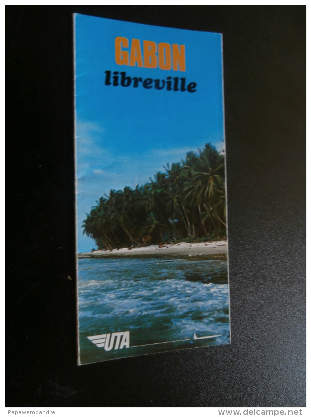 Gabon Libreville UTA (1969 ?) 12 X (10 X 21 Cm), Ed. Hoa-Qui - Reiseprospekte