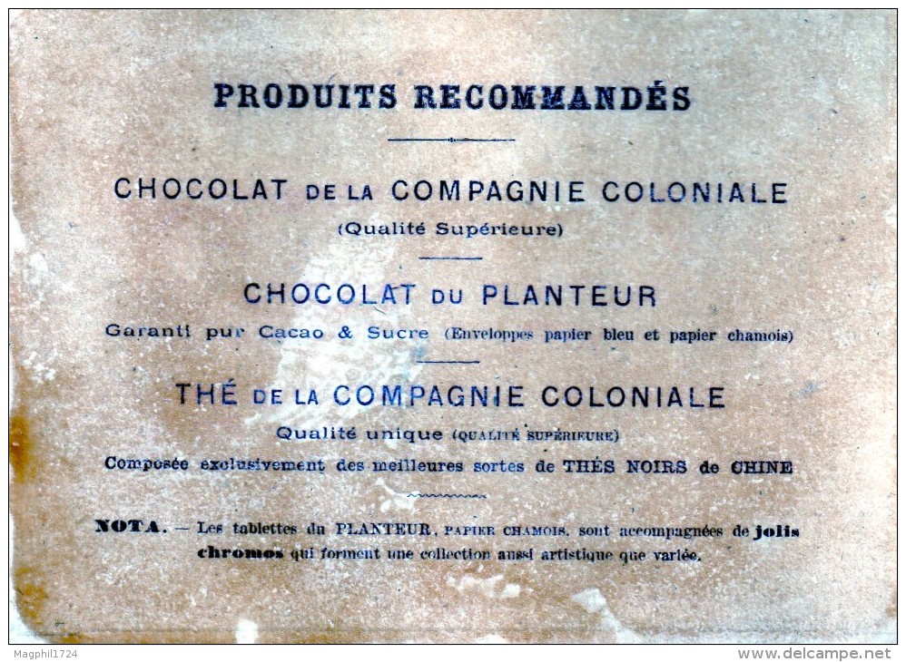 Chromos  Chocolat  Du Planteur  Attention Mademoiselle - Autres & Non Classés