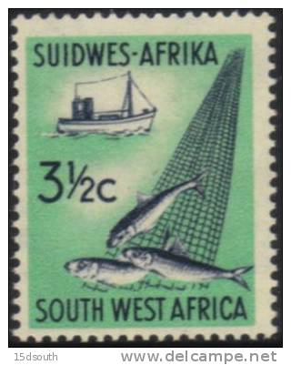 South West Africa - 1962-1966 Definitive (no Wmk) 3½c MNH** - Namibie (1990- ...)