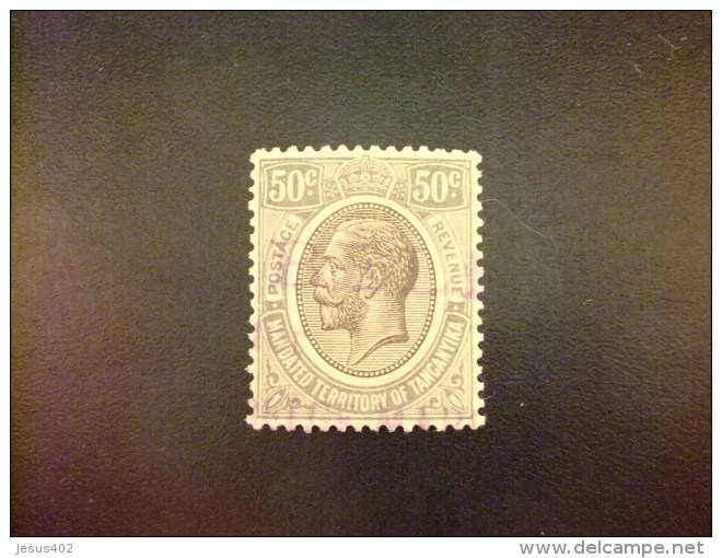 TANGANYIKA 1926  -31 GEORGE V Yvert N&ordm; 32 &ordm; FU -  SG N&ordm; 100 &ordm; FU - Tanganyika (...-1932)