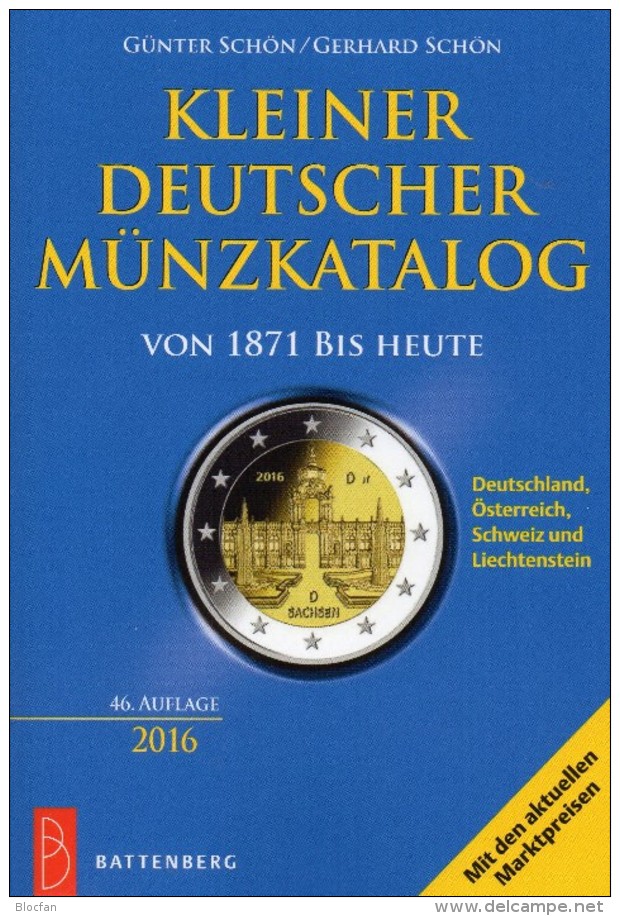 2016 Schön Kleiner Deutschland+Leuchturm EURO-Münzkatalog Neu 27€ Coin D 3.Reich Saar Memel Danzig SBZ DDR AM BRD EUROPA - Literatur & Software