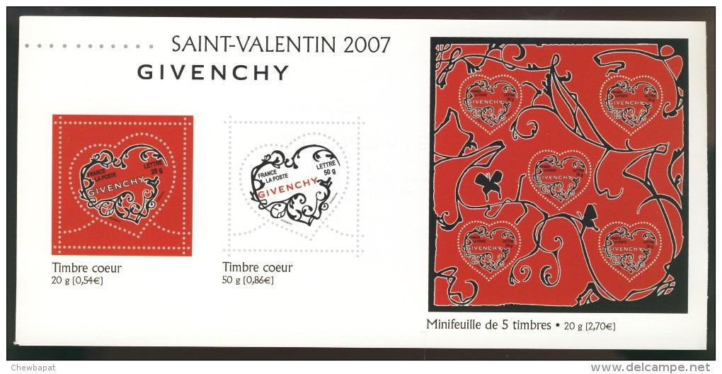 Invitation Givenchy + Enveloppe FDC 06.01.2007 - 2000-2009