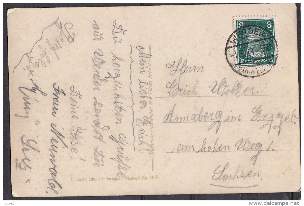 GERMANY,  WERDER ,   OLD POSTCARD - Werder