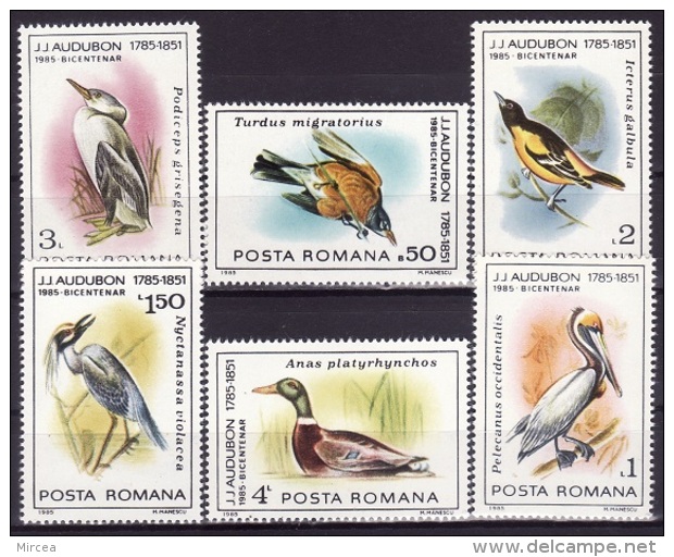 C2388 - Roumanie 1985 -  Yv.no.3577-82  Neufs** - Flamants