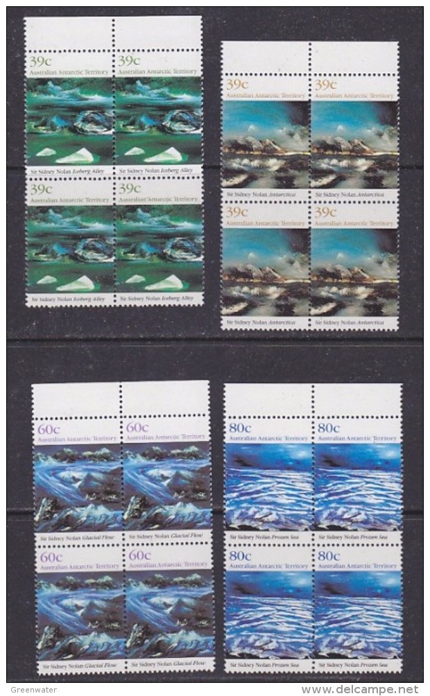 AAT 1989 Nolan Paintings 4v Bl Of 4 ** Mnh (27782) - Ungebraucht