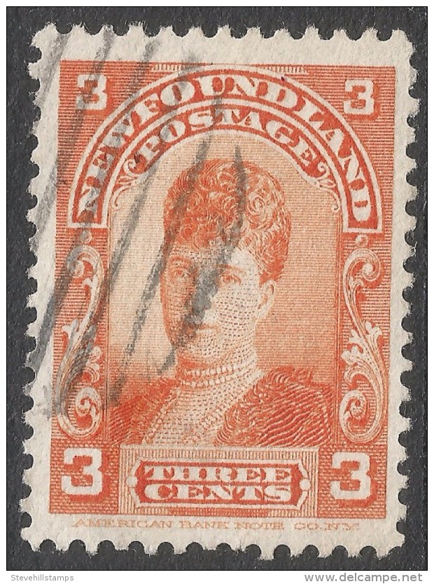 Newfoundland. 1897-1918 Definitives. 3c Used SG 88 - 1865-1902