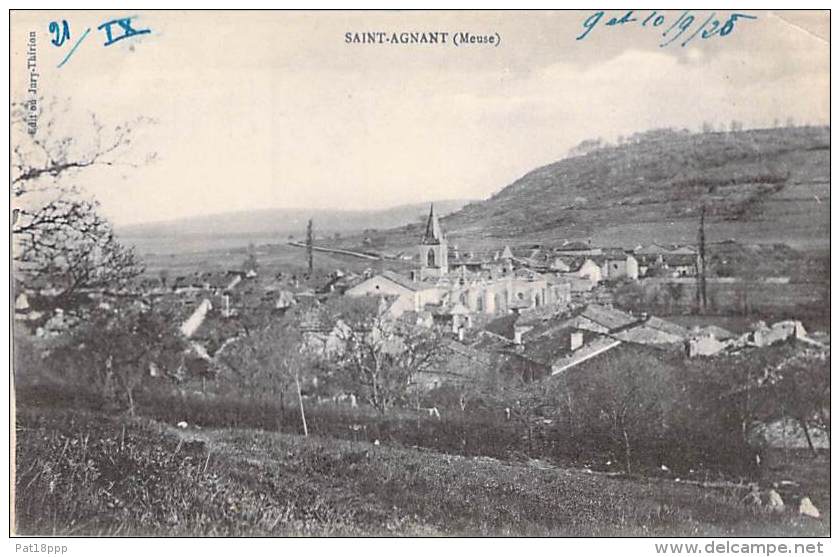 55 - SAINT AGNANT :  Vue Générale - CPA - Meuse - Otros & Sin Clasificación