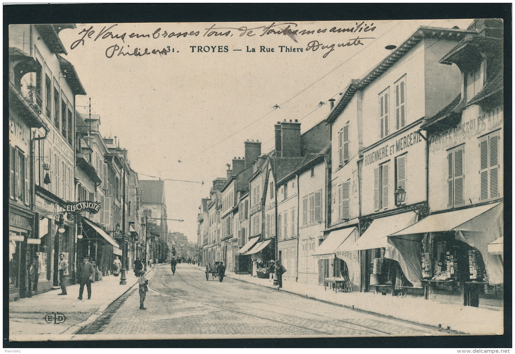 TROYES - La Rue Thiers - Troyes