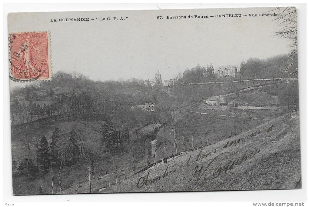 FRANCE - Environs De Rouen- CANTELEU - Vue Générele (2 Scanner). - Canteleu