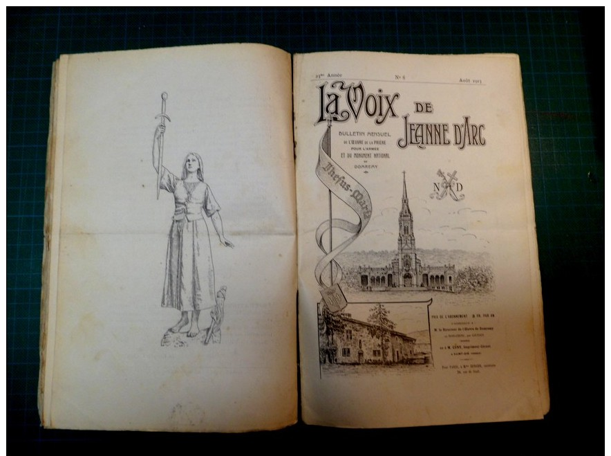 La Voix De Jeanne D'Arc - Bulletin Mensuel De L'oeuvre De Prière Pour L'armée Et Du Monoment National De Domrémy 1913 - 1900 - 1949