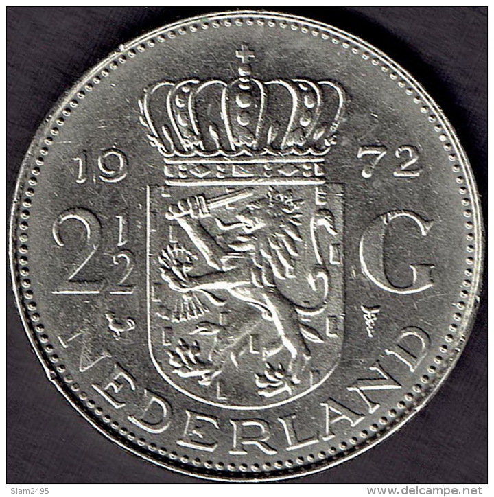 Netherlands 2½ Gulden 1972 - 1948-1980 : Juliana