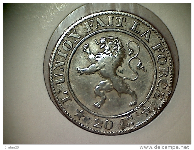 Belgique 20 Centimes 1861 - 20 Centimes