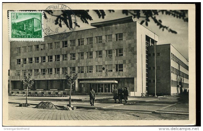 7022 Hungary,  Maximum  1951  Differents Homes Of Budapest  Architecture - Tarjetas – Máximo