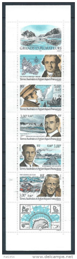 TAAF Neufs En Carnet N° 273/277 De 2000 Explorateurs - Unused Stamps