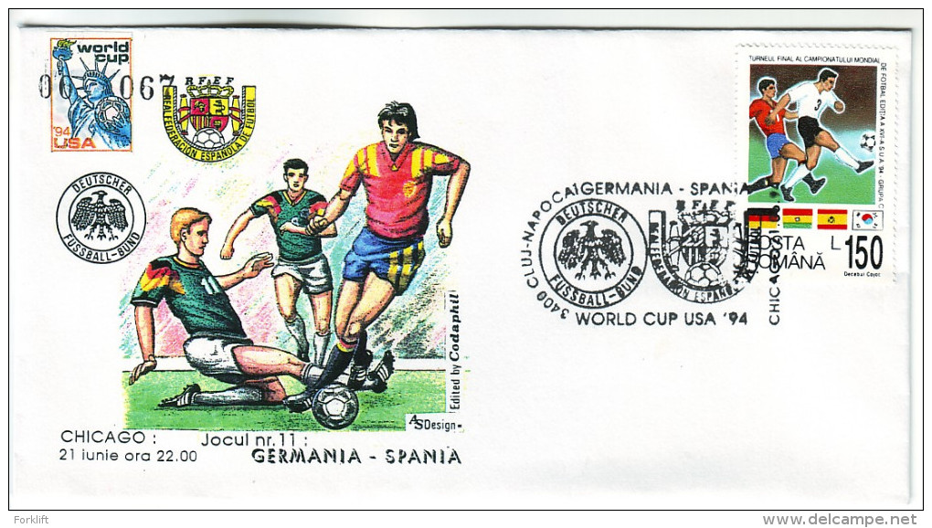 Football World Championship 1994 USA Match Germany - Spain - 1994 – USA