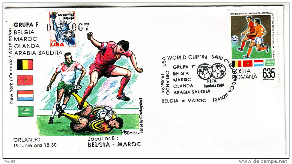 Football World Championship 1994 USA Match Belgium - Morocco - 1994 – USA