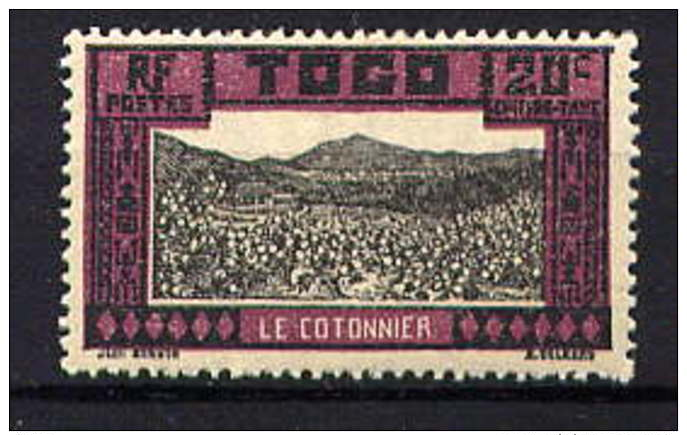 TOGO - N° T14* - LE COTONIER - Unused Stamps