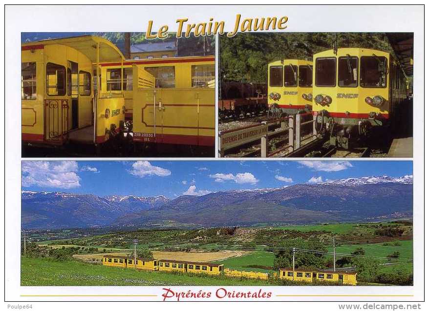 CPM - Villefranche De Conflent - Le Train Jaune - Autres & Non Classés