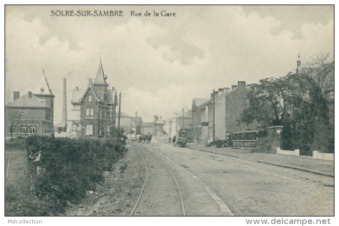 BELGIQUE SOLRE / Solre-sur-Ambre, Rue De La Gare / - Autres & Non Classés