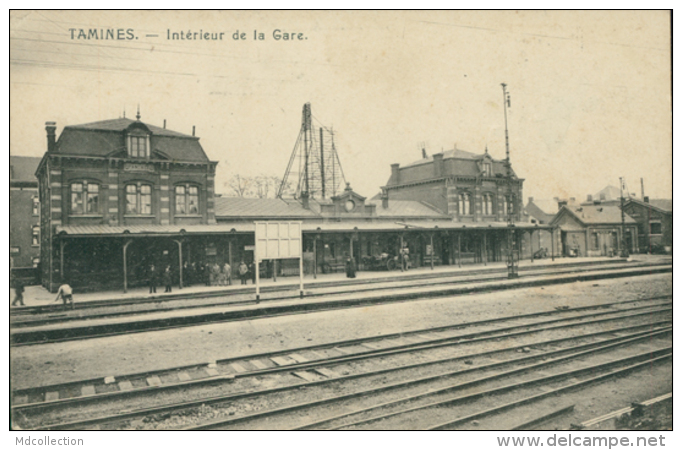 BELGIQUE TAMINES / Intérieur De La Gare / - Autres & Non Classés