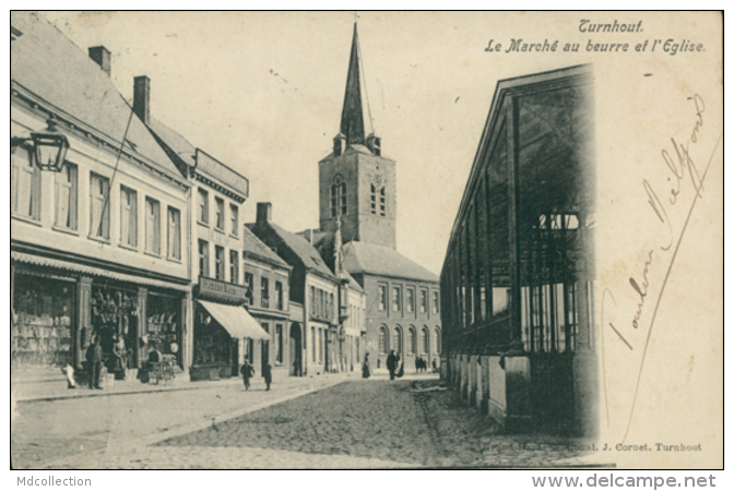 BELGIQUE TURNHOUT / Le Marché Au Beurre Et L'Eglise / - Turnhout