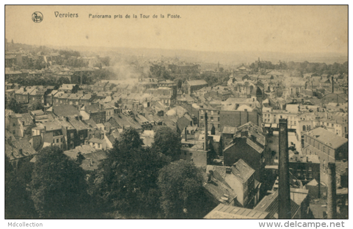 BELGIQUE VERVIERS / Panorama Pris De La Tour De La Poste / - Verviers