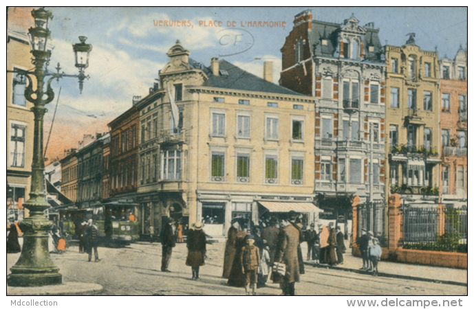 BELGIQUE VERVIERS / Place De L'Harmonie / CARTE COULEUR - Verviers