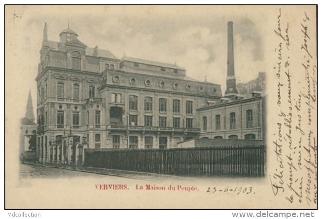 BELGIQUE VERVIERS / La Maison Du Peuple / - Verviers