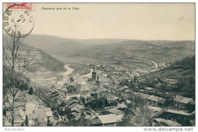 BELGIQUE VRESSE / Panorama Pris De La Crète / - Vresse-sur-Semois