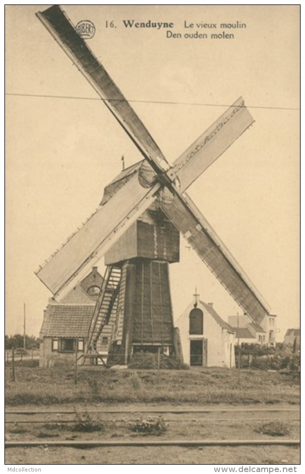 BELGIQUE WENDUYNE / Le Vieux Moulin / - Wenduine